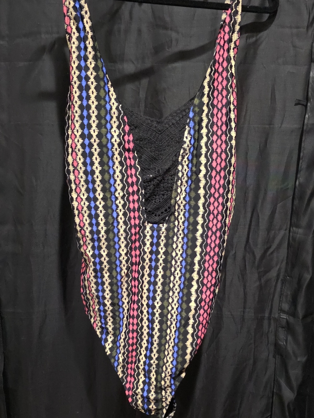 Striped Knit Tank Top in Black, Pink, Blue, Cream
